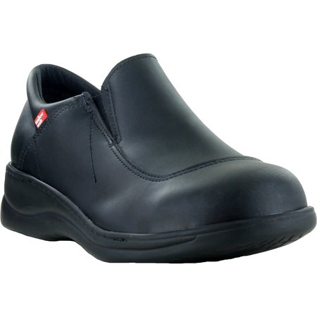 MELLOW WALK SAFETY Women's Safety Shoe, ESD, Size 9, E Width 4085BLK090